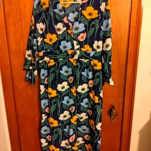 Vintage-style floral dress